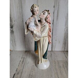 vintage Mary Madonna child‎ AS IS vintage religious home decor figure